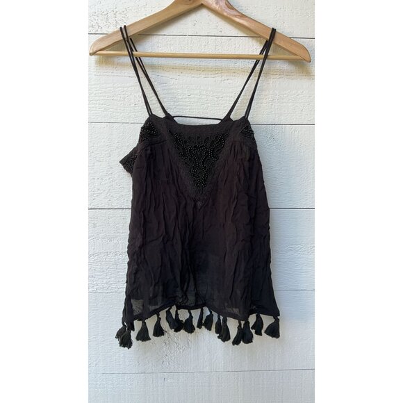 Ecote Urban Outfitters Siberian Beaded Cami Tank Top XS NEW - Picture 2 of 5